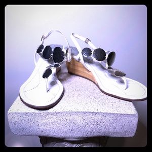 White House Black Market Beck Wedge Sandal